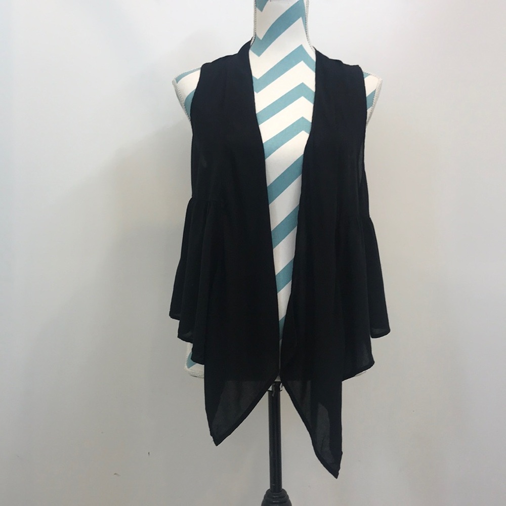 Free People light weight drape vest XS